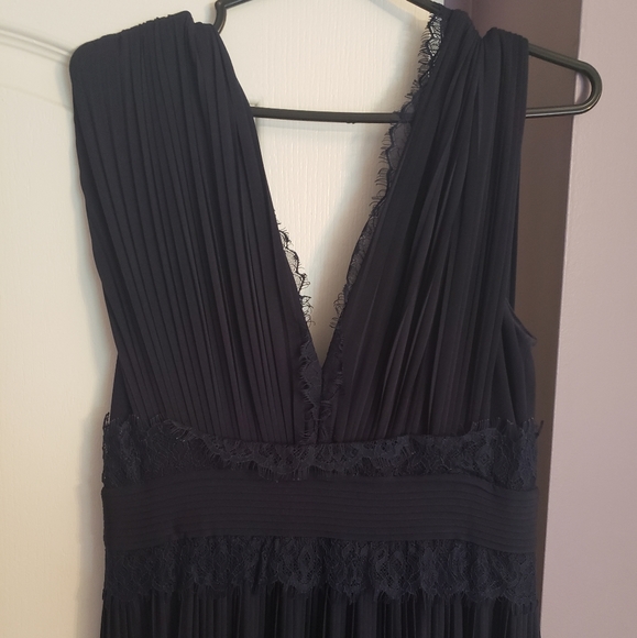 Asos Navy Maxi Dress - Picture 4 of 5